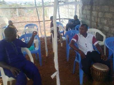 Tomando posse do terreno